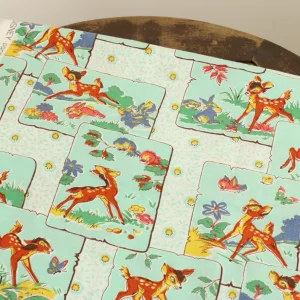 130*70 シーツ解体生地 バンビ パネル イタリア A