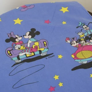 135*90 シーツ解体生地  ミッキー 星空 ドライブ