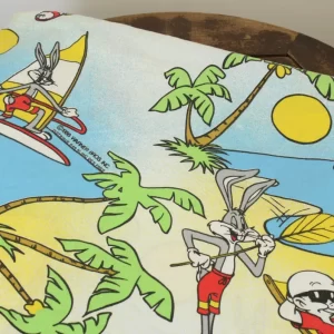 125*100 シーツ解体生地 ルーニー・テューンズ サマー