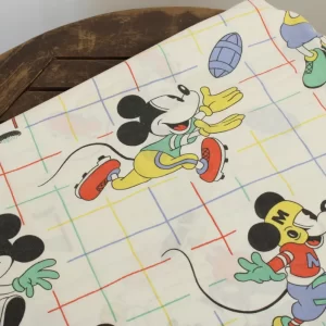 170*120 シーツ解体生地  オールドミッキー マルチスポーツ