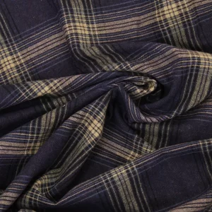 70*80 ネル タータンチェック パープル 秋冬