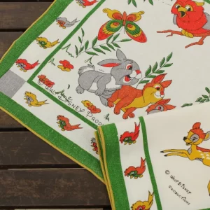 セット バンビのテーブルナフキン＆ランチクロス