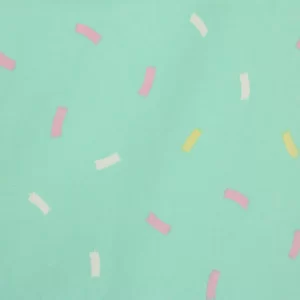 60*85 かわいい ポップ パターン グリーン パステル