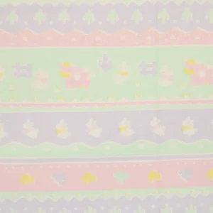 50*45 かわいい 動物 ウサギ ウシ 牧場 パステル