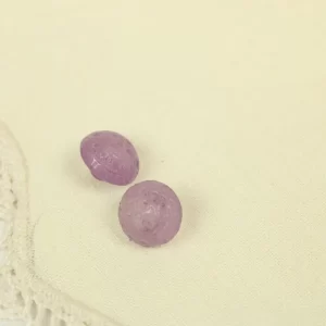 2個 12mm  ドーム パープル