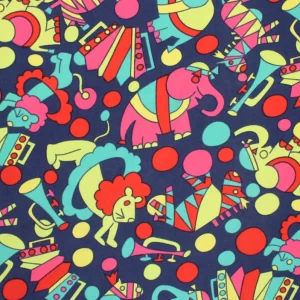 65*75  カラフル ポップ アニマル サーカス ネオン