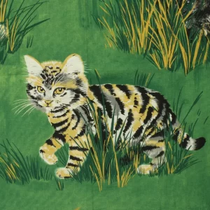 80*80 野生の猫 草原 リアル レトロ