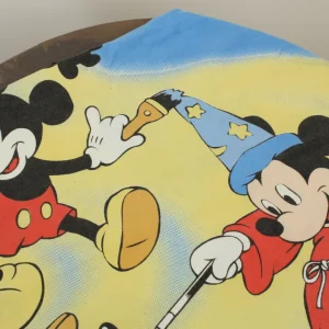 120*180 シーツ解体生地  ミッキー 歴代ミッキー ファンタジア