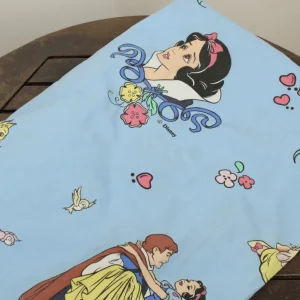 ボックスシーツ 白雪姫 王子 水色 小鳥