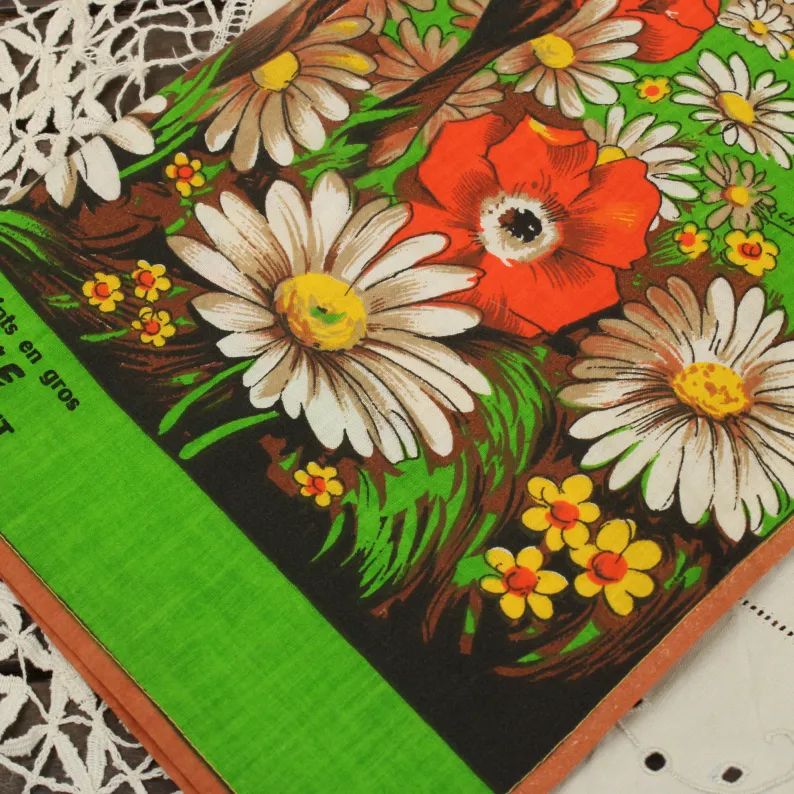 1976 カレンダー柄トーション 馬