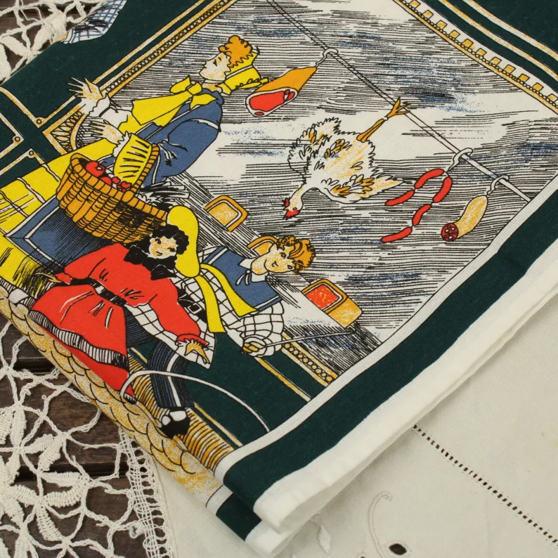 1986 カレンダー柄トーション ブッシェリー