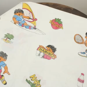 難あり 145*160 シーツ解体生地  ハリボ HARIBO 白 TAGADA プリマベーラ