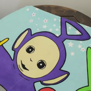 115*180 シーツ解体生地  テレタビーズ TELETUBBIES 星 大柄