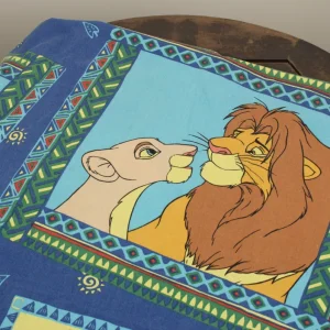 125*175 シーツ解体生地 シンバ ナラ ブルー グリーン