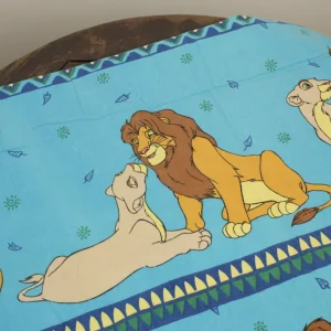 120*85 シーツ解体生地 シンバ ナラ ブルー グリーン