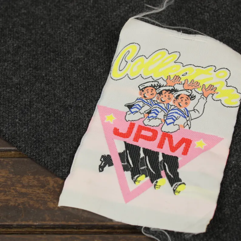大きな刺繍タグ Collection JPM 水兵さん