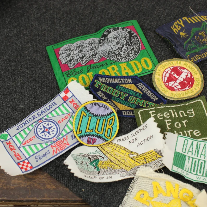 10枚セット タグ＆ワッペン COLORADO グリーン 210