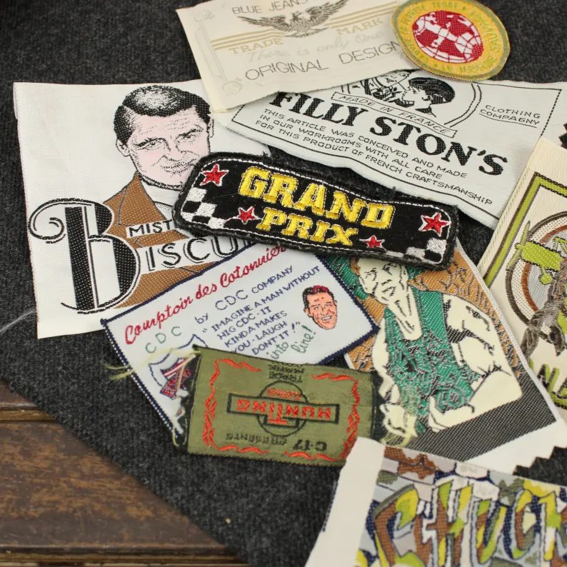 10枚セット 大きなタグ＆ワッペン ミスター・ビスケット 20