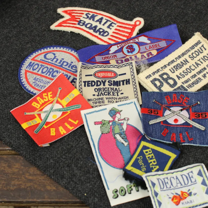 10枚セット タグ＆ワッペン ソフトボール少年 206