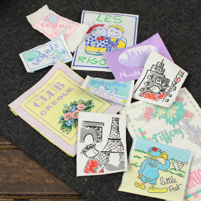 10枚セット タグ CLUB CREOLE パステル 208
