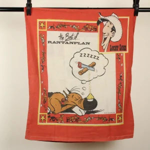 ピロー ラッキー・ルーク Lucky Luke 赤