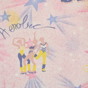 60*85 レトロポップ エアロビ 星 パステル