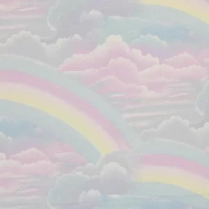 55*90 パステル ファンシー レインボー 虹