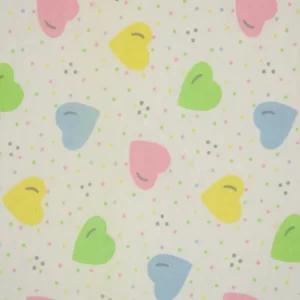 ニット 75*60 かわいい パステル ハート ドット