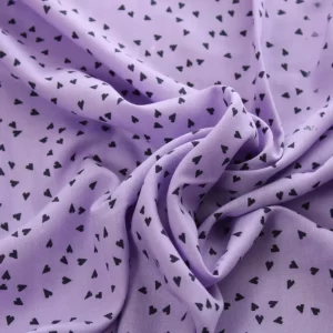 90*60 かわいい シンプル ハート パープル