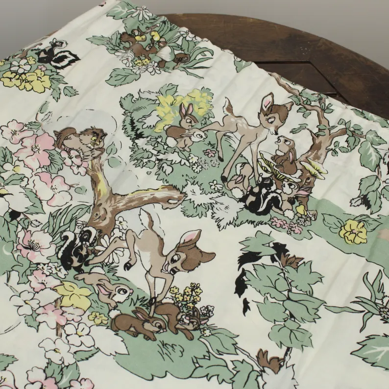 カーテン バンビ レトロクラシック 白