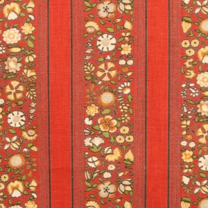 50*50 レトロ シック 花 植物 果物 リボン ストライプ 濃赤