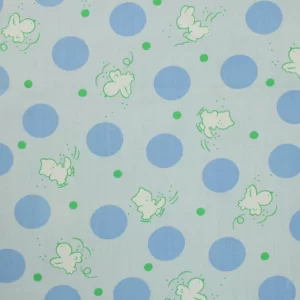 55*65 ベビー アニマル ウサギ 鳥 水玉 ドット