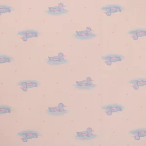 55*60 アヒル カモ ピンク ベビー ドット