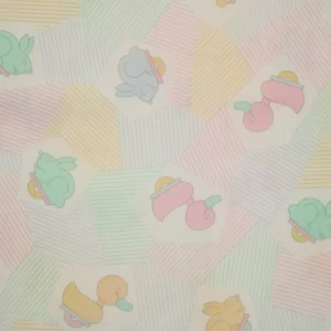 50*75 かわいい アニマル おもちゃ ストライプ パステル ベビー