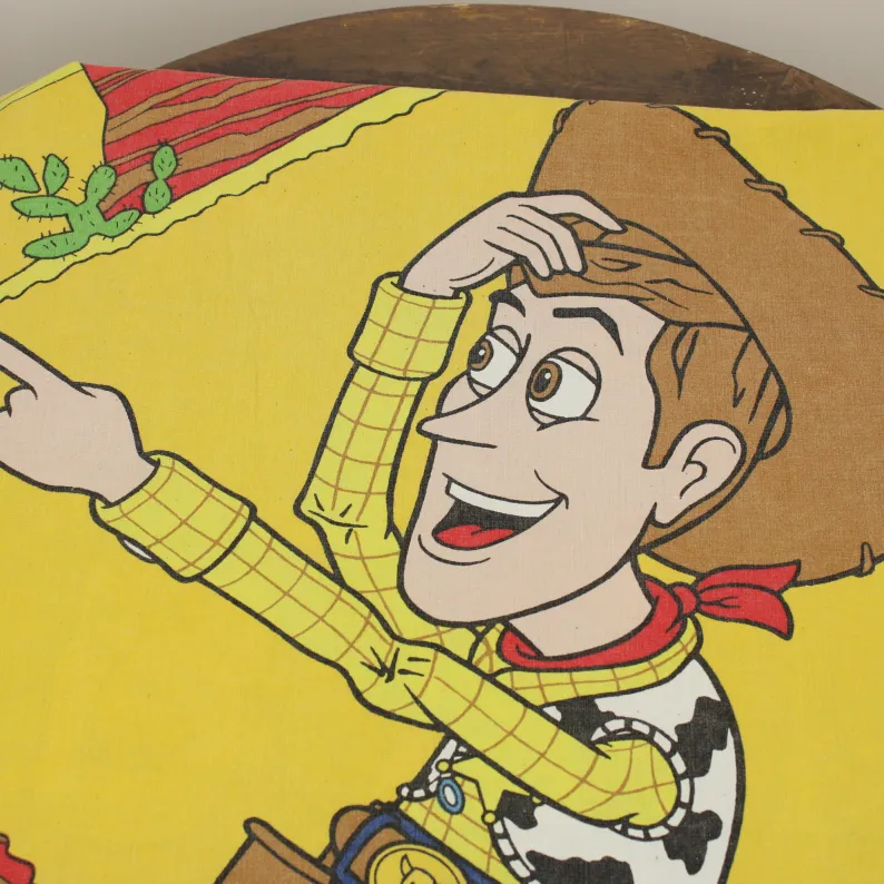 難あり 125*170 シーツ解体生地 ウッディー イエロー A