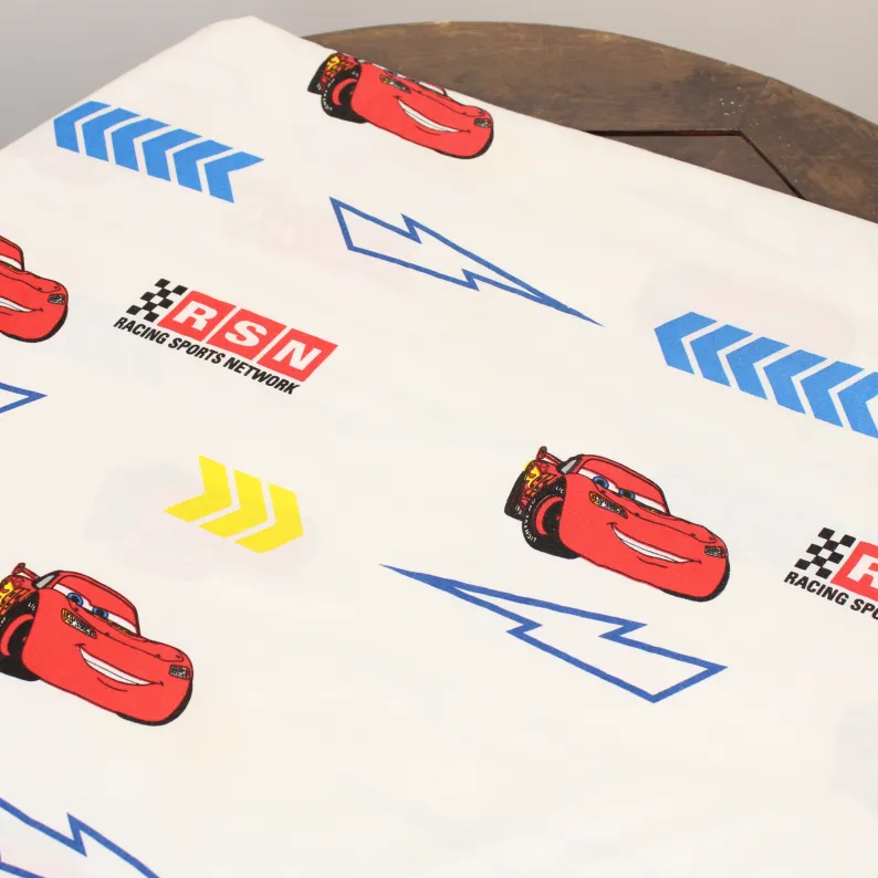 120*85 シーツ解体生地  マックィーン RSNロゴ 小柄