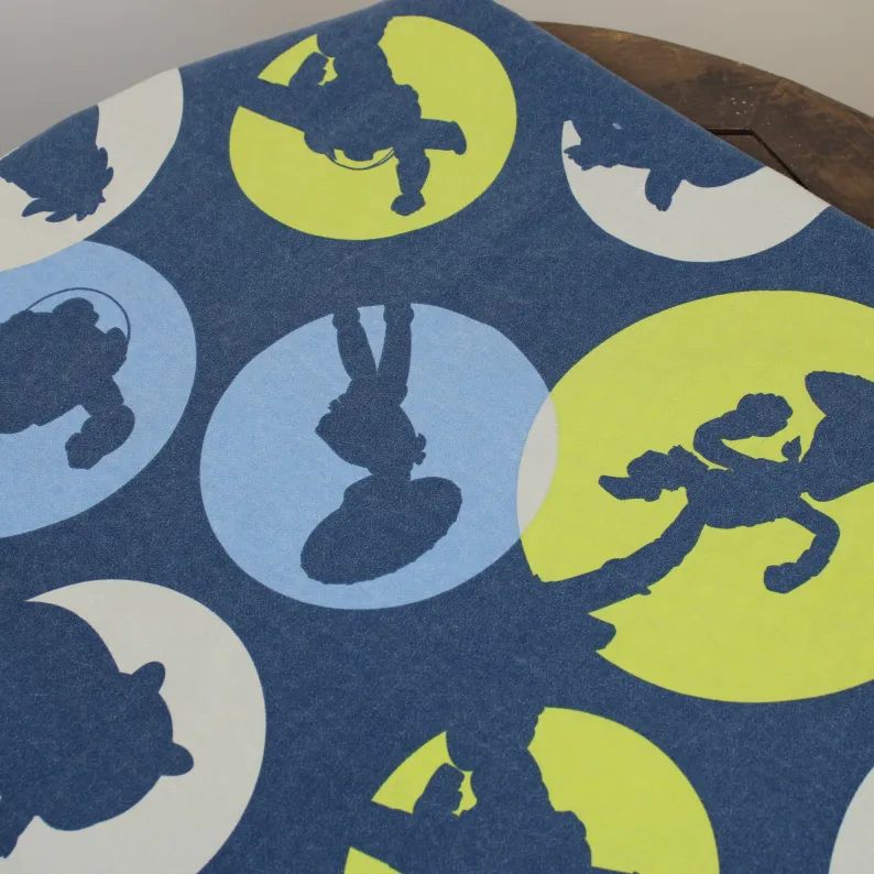 120*90 シーツ解体生地 スポット シルエット トイ・ストーリー