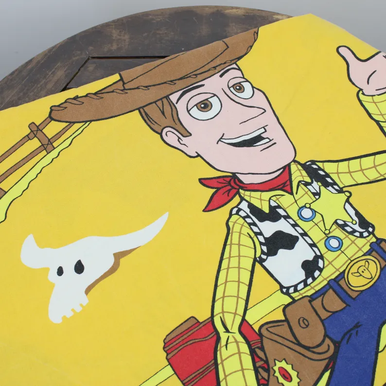 125*170 シーツ解体生地 ウッディー イエロー B