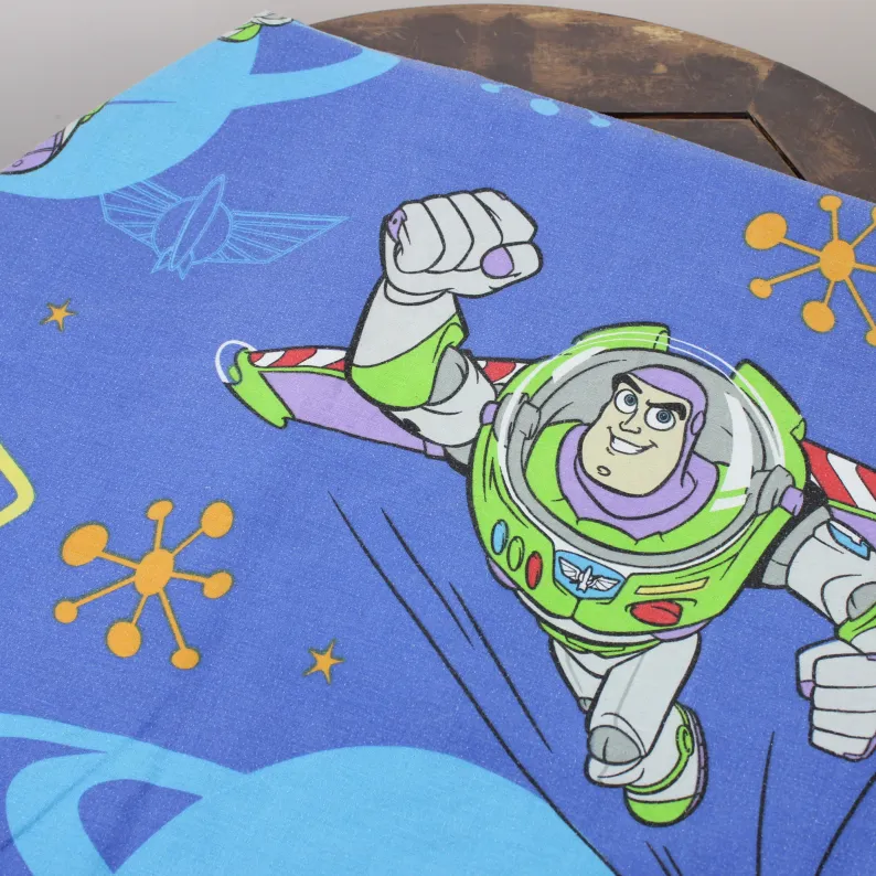 難あり 125*90 シーツ解体生地 バズ 惑星