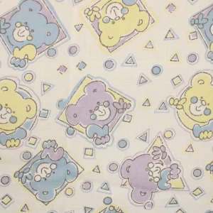 45*65 ベビー クマ 数字 くすみパステル