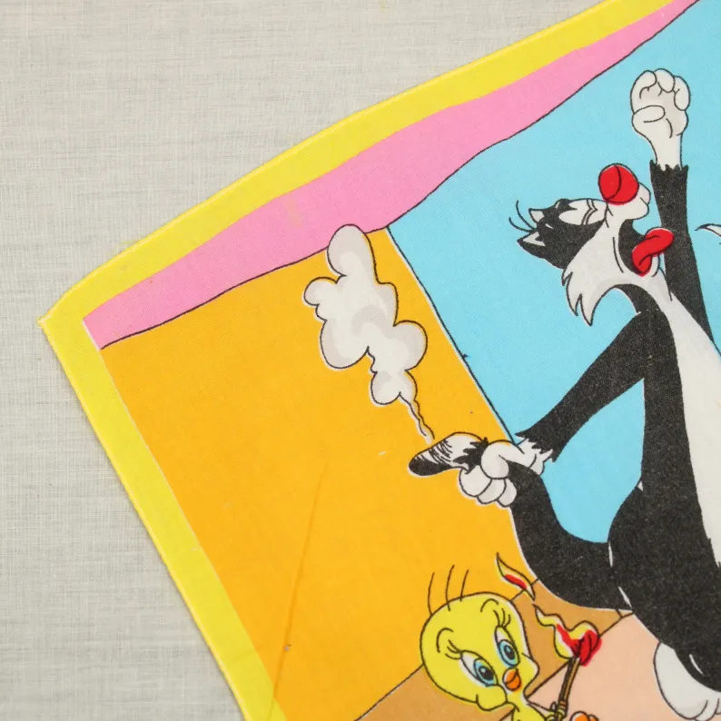 ハンカチ シルベスター トゥイーティー バナナ