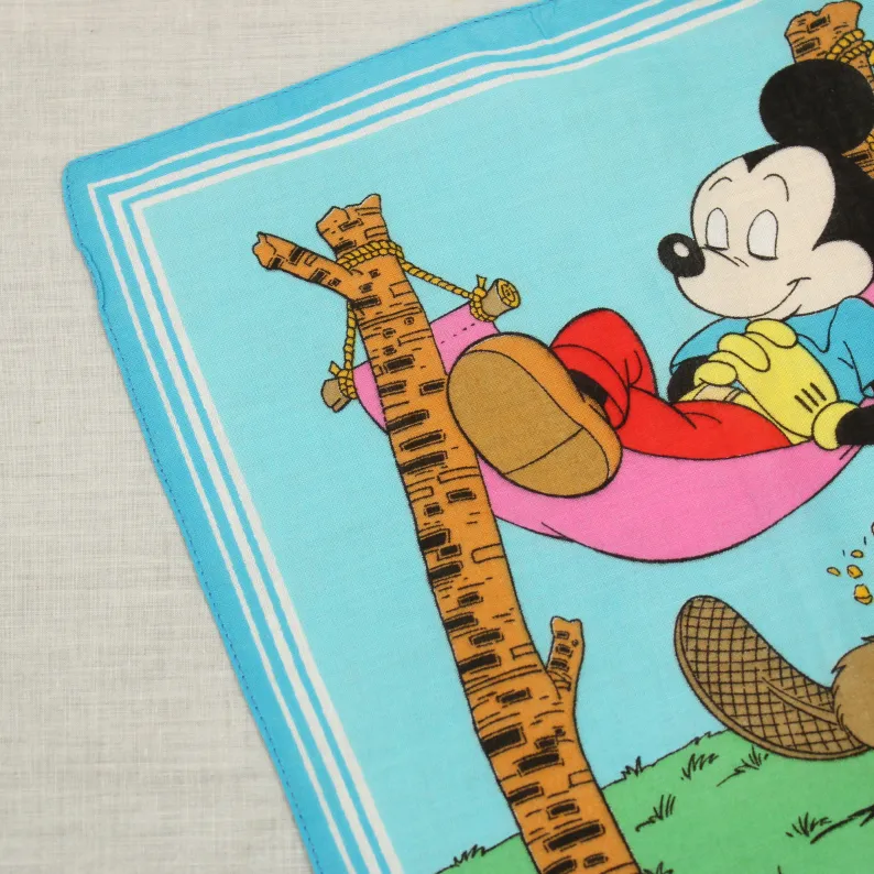 ミッキーのハンカチ ビーバー