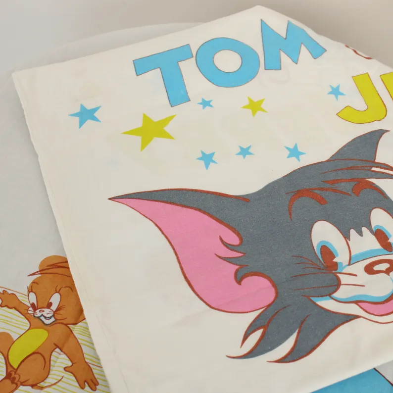 フラット＆ピロー トムとジェリー オレンジ レトロ