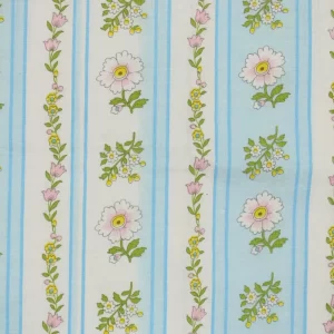 訳あり 60*65 シンプル かわいい 野花 ストライプ 水色