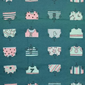 ニット 約140*55 パステル 洋服 ハンガー キッズ ターコイズグリーン