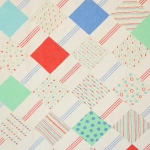 70*60 ポップ カラフル 幾何学パターン チェック