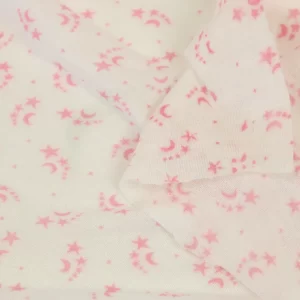 ニット 105*150 かわいい ファンシー 星 月 ピンク