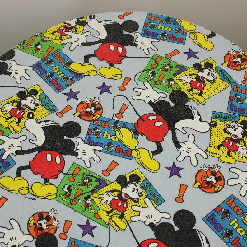 130*130 シーツ解体生地  ミッキー カラフル HAHAHA