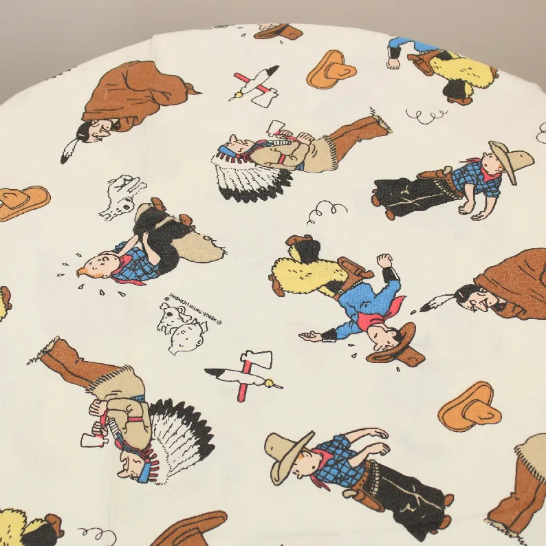 75*75 シーツ解体生地  タンタンの冒険 Tintin en Amérique