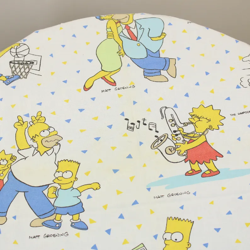 135*85 シーツ解体生地  ザ・シンプソンズ コンフェッティ Ｂ